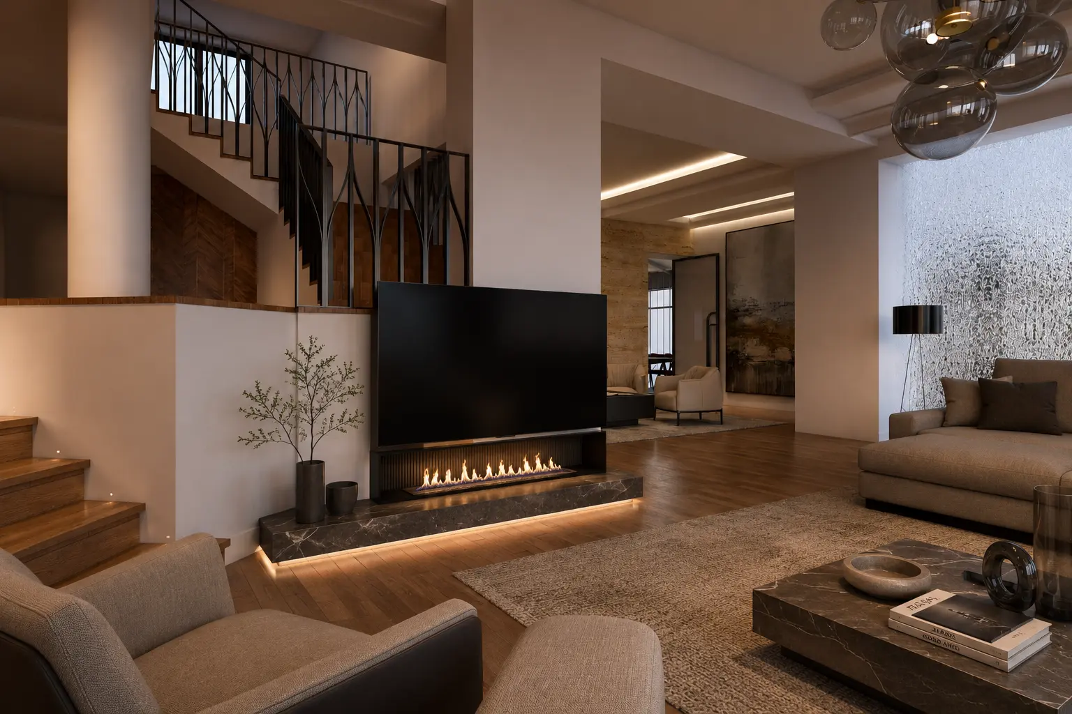 Wohnraum der Private Villa — Romania